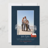 Traditionele foto-kerstmis in het roodschandaal va aankondiging (Voorkant)