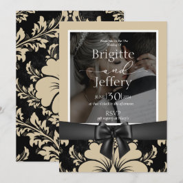 Traditionele foto voor weddenschap en zwarte foto kaart