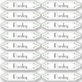 Traditionele Franse etiketten van de Franse tuinkr Sticker (Voorkant)