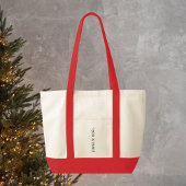 Traditionele Franse Joyeux Noël Kerstmis rode sier Tote Bag