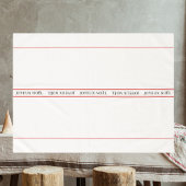 Traditionele Franse Joyeux Noël Stripe Kerstmis Tafelkleed