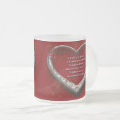 Traditionele Gaelic Wedding Vow - Bloed van mijn b Matglas Koffiemok (Voorkant rechts)