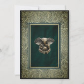 Traditionele Ganesha-bruinkool Kaart (Voorkant)