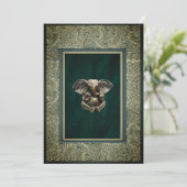 Traditionele Ganesha-bruinkool Kaart (Staand voorkant)