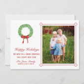 Traditionele Garland Christmas Kaart (Voorkant)