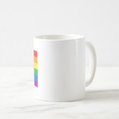Traditionele Gay Pride-vlag Koffiemok (Voorkant rechts)