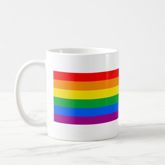 Traditionele Gay Pride-vlag Koffiemok (Links)