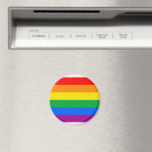 Traditionele Gay Pride-vlag Magneet (Insitu (Vaatwasser))