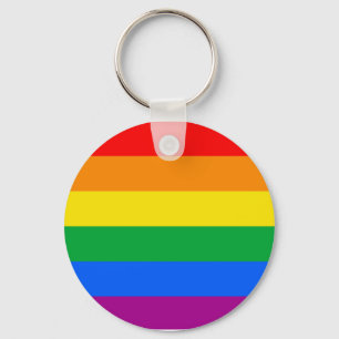 Traditionele Gay Pride-vlag Sleutelhanger