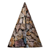 Traditionele gebroken stenen stapelmuren feesthoedjes (Achterkant)