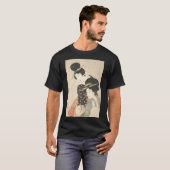 Traditionele geisha Art T-Shirt uit Japan (Voorkant volledig)