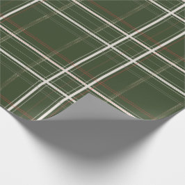 Traditionele Geplakt Gezellige Cabin Goud Groene K Cadeaupapier