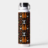 Traditionele Germaanse volkskunst vogel Waterfles (Achterkant)