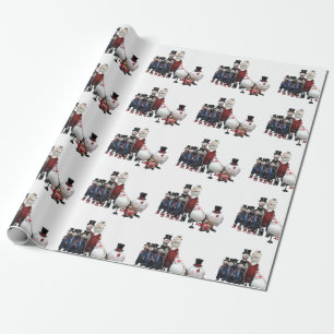 Traditionele getallen Tin Choir Cadeaupapier