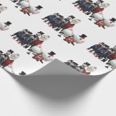 Traditionele getallen Tin Choir Cadeaupapier (Hoek)