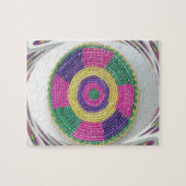 Traditionele geweven Bord Legpuzzel (Horizontaal)