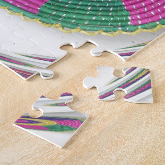 Traditionele geweven Bord Legpuzzel (Zijkant)