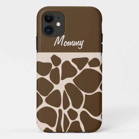 Traditionele Giraffe Print iPhone 5 Casemate Hoesj Case-Mate iPhone Case (Achterkant)