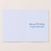 Traditionele Gold Foil 9th Birthday w/ Aangepaste  Folie Kaarten (Binnen)