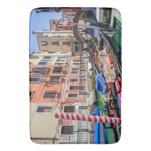 Traditionele gondel in Venetië Badmat (Voorkant Verticaal)