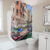 Traditionele gondel in Venetië Douchegordijn (In situ)