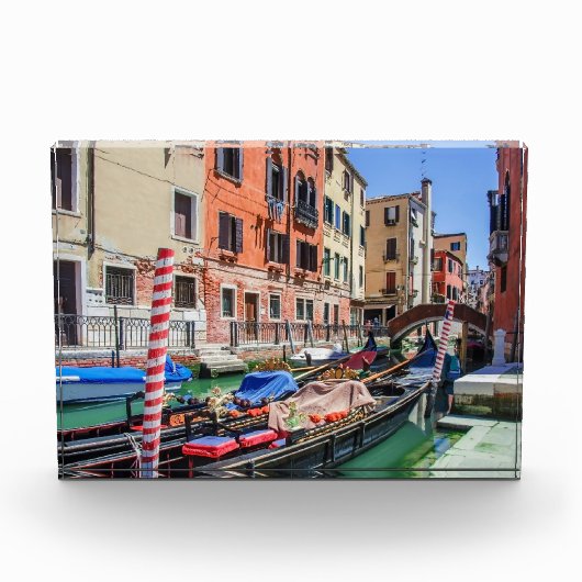 Traditionele gondel in Venetië Fotoblokken (Voorkant)