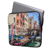 Traditionele gondel in Venetië Laptop Sleeve (Voorkant Links)