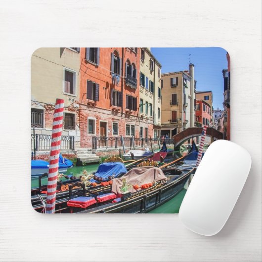 Traditionele gondel in Venetië Muismat (Met muis)