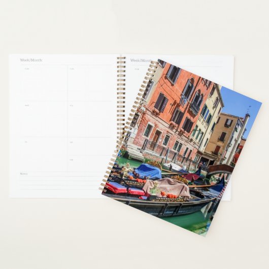Traditionele gondel in Venetië Planner (Display)