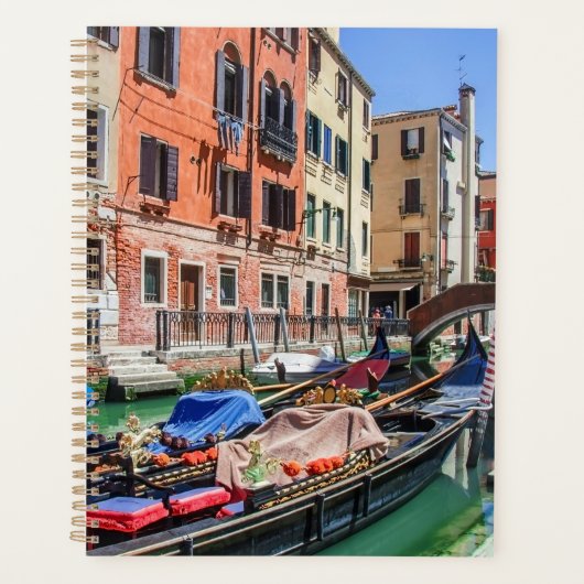 Traditionele gondel in Venetië Planner (Voorkant)