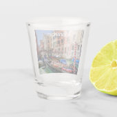 Traditionele gondel in Venetië Shot Glas (Achterkant)