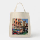 Traditionele gondel in Venetië Tote Bag (Achterkant)