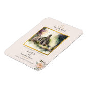 Traditionele goudbloem van de Kerk sparen de Datum Magneet (Linkerzijde)