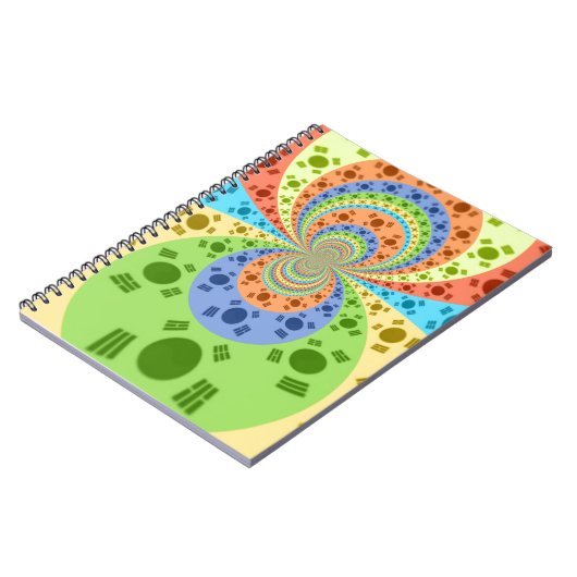 Traditionele gouden Rode Afrikaanse kleuren Notitieboek (Linkerzijde)