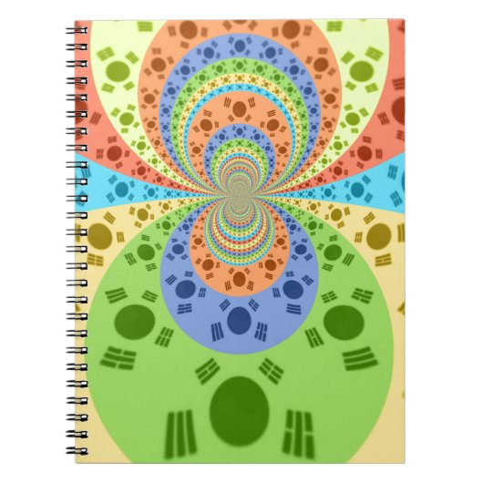 Traditionele gouden Rode Afrikaanse kleuren Notitieboek (Voorkant)