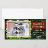 Traditionele Gouden Seizoenen Groet Foto Kaarten (Voorkant / Achterkant)