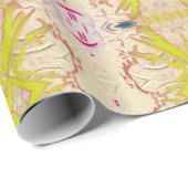 Traditionele  goudkleurige inktvissen cadeaupapier (Rol Hoek)