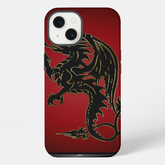 Traditionele Gradiënt Draak Case-Mate iPhone Hoes Hoesje (Achterkant)