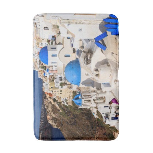 Traditionele Griekse huizen Badmat (Voorkant Verticaal)