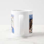 Traditionele Griekse huizen Grote Koffiekop (Achterkant)