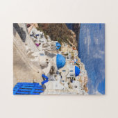 Traditionele Griekse huizen Legpuzzel (Horizontaal)