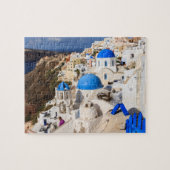 Traditionele Griekse huizen Legpuzzel (Horizontaal)