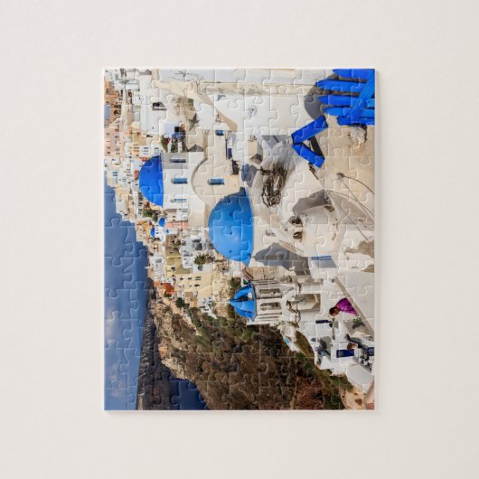 Traditionele Griekse huizen Legpuzzel (Verticaal)