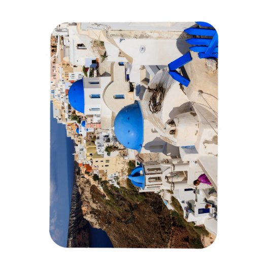 Traditionele Griekse huizen Magneet (Verticaal)
