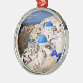 Traditionele Griekse huizen Metalen Ornament (Links)