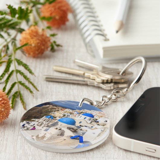 Traditionele Griekse huizen Sleutelhanger (Voorkant Rechts)