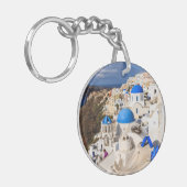 Traditionele Griekse huizen Sleutelhanger (Voorkant Links)