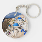 Traditionele Griekse huizen Sleutelhanger (Achterkant)