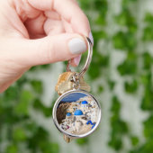 Traditionele Griekse huizen Sleutelhanger (Hand)