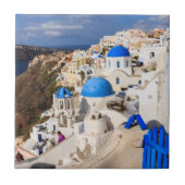 Traditionele Griekse huizen Tegeltje (Voorkant)